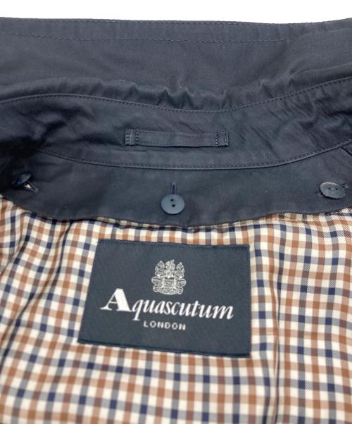 Aquascutum（アクアスキュータム）Aquascutum (アクアスキュータム) ライナー付トレンチコート ネイビー サイズ:6の古着・服飾アイテム