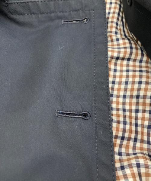 Aquascutum（アクアスキュータム）Aquascutum (アクアスキュータム) ライナー付トレンチコート ネイビー サイズ:6の古着・服飾アイテム