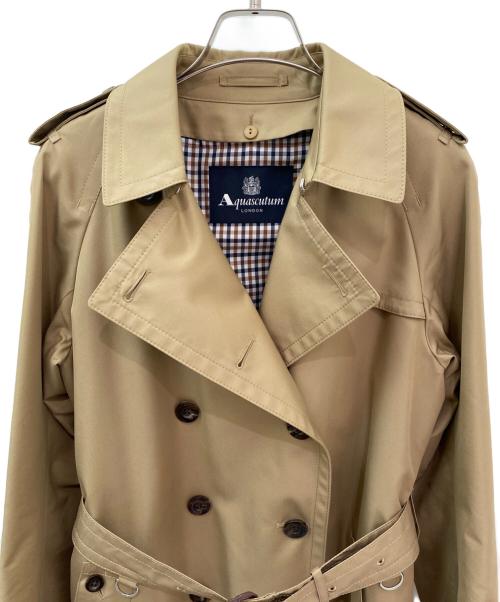 Aquascutum（アクアスキュータム）Aquascutum (アクアスキュータム) ライナー付トレンチコート ベージュ サイズ:5の古着・服飾アイテム