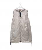 MaxMaraマックスマーラ）の古着「CAMELUXE テクニカル キャンバス ロング ジレ」｜ベージュ