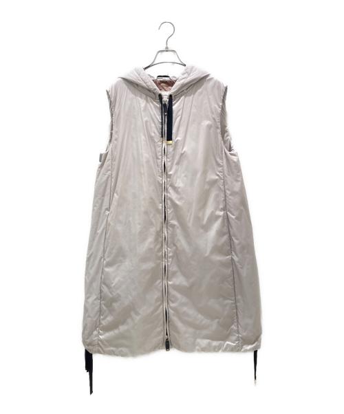 MaxMara（マックスマーラ）MaxMara (マックスマーラ) CAMELUXE テクニカル キャンバス ロング ジレ ベージュ サイズ:40の古着・服飾アイテム