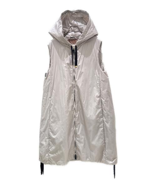 MaxMara（マックスマーラ）MaxMara (マックスマーラ) CAMELUXE テクニカル キャンバス ロング ジレ ベージュ サイズ:40の古着・服飾アイテム