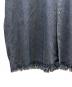 中古・古着 ARMANI JEANS (アルマーニジーンズ) フリンジデニムシャツ ブルー サイズ:L：5000円