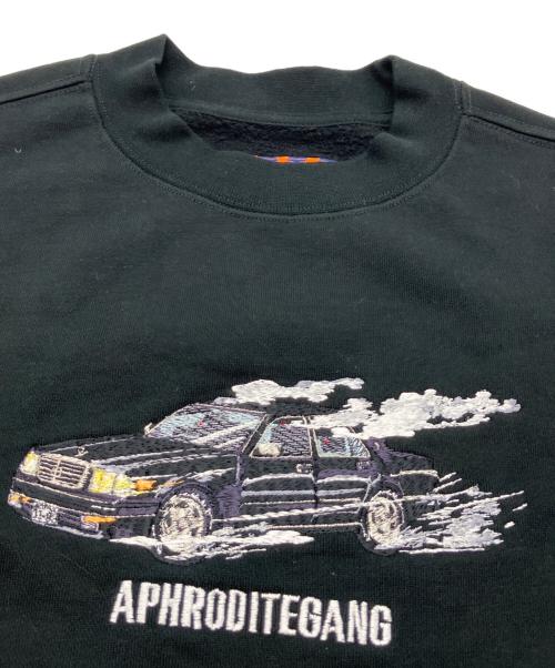 BUDSPOOL（バッズプール）BUDSPOOL (バッズプール) 葵産業 (アオイインダストリー) SMOKE CAR CREWNECK/スモーク カー クルーネック ブラック サイズ:Sの古着・服飾アイテム
