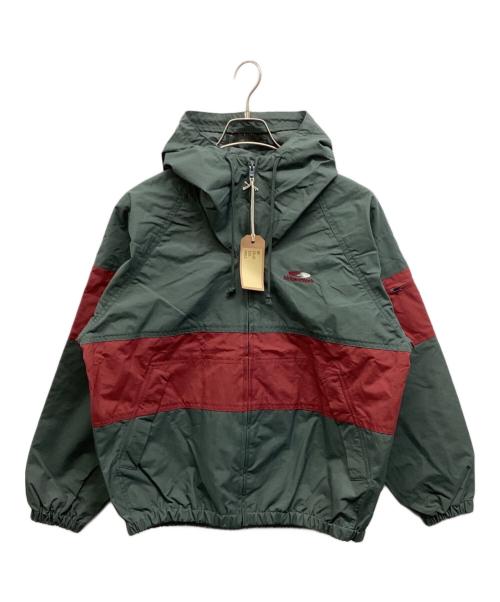 HIDE AND SEEK（ハイドアンドシーク）HIDE AND SEEK (ハイドアンドシーク) NYLON ZIP JACKET オリーブ サイズ:Mの古着・服飾アイテム