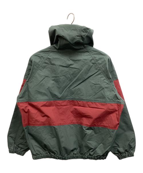 HIDE AND SEEK（ハイドアンドシーク）HIDE AND SEEK (ハイドアンドシーク) NYLON ZIP JACKET オリーブ サイズ:Mの古着・服飾アイテム