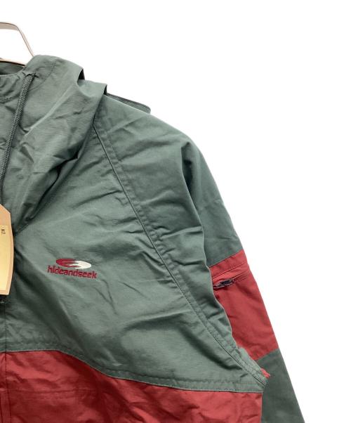 HIDE AND SEEK（ハイドアンドシーク）HIDE AND SEEK (ハイドアンドシーク) NYLON ZIP JACKET オリーブ サイズ:Mの古着・服飾アイテム