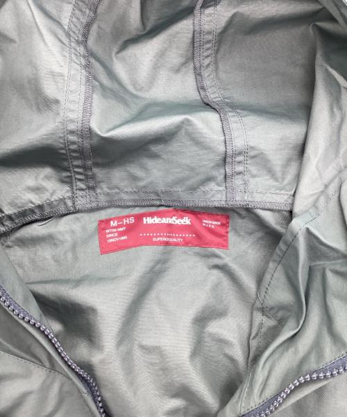 HIDE AND SEEK（ハイドアンドシーク）HIDE AND SEEK (ハイドアンドシーク) NYLON ZIP JACKET オリーブ サイズ:Mの古着・服飾アイテム