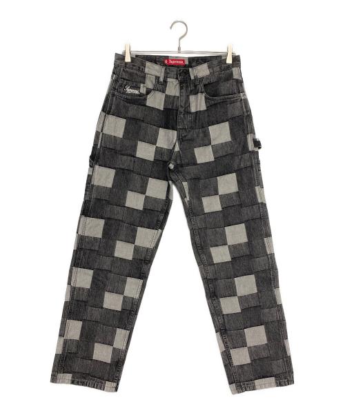 SUPREME（シュプリーム）SUPREME (シュプリーム) Patched Denim Painter Pant ブラック サイズ:30の古着・服飾アイテム