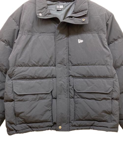 New Era（ニューエラ）New Era (ニューエラ) リップストップ ダウンジャケット ブラック サイズ:SIZE XLの古着・服飾アイテム