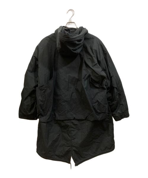 emulation（エミュレーション）emulation (エミュレーション) Componentize Military Coat ブラック サイズ:Mの古着・服飾アイテム