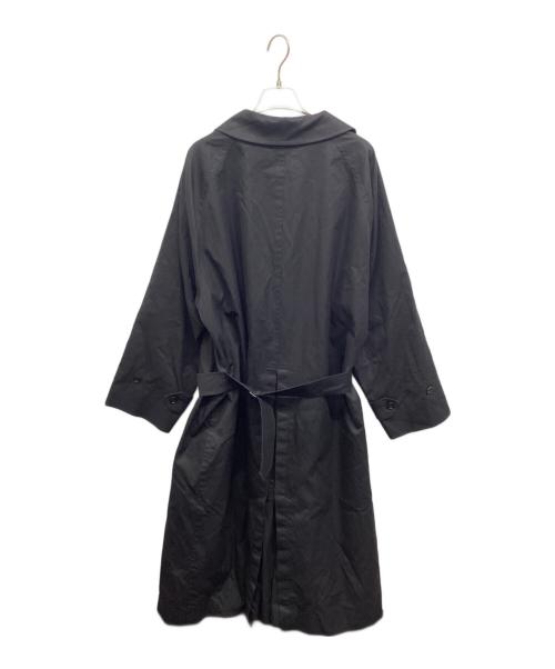 CIOTA（シオタ）CIOTA (シオタ) スビンコットンギャバジンタイロッケンコート ブラック サイズ:5の古着・服飾アイテム