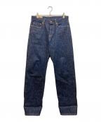 seven by sevenセブンバイセブン）の古着「セルビッチデニムパンツ」｜インディゴ
