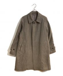 Phlannel（フランネル）の古着「Arles Wool Tweed Coat/アルルウール ツイードコート」｜ブラウン