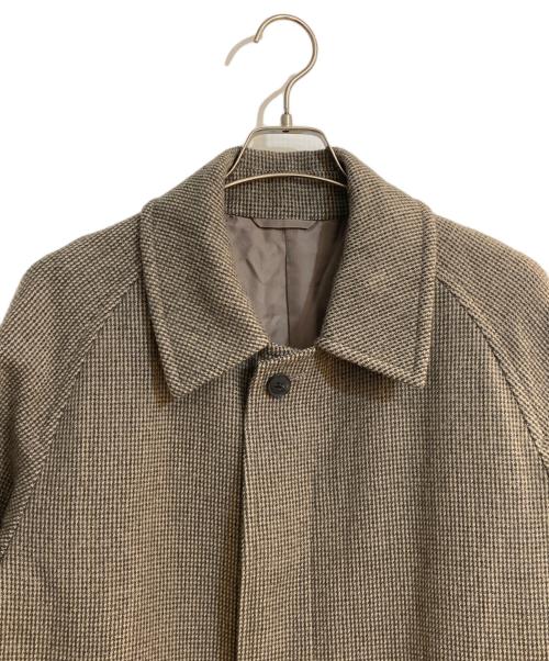 Phlannel（フランネル）Phlannel (フランネル) Arles Wool Tweed Coat/アルルウール ツイードコート ブラウン サイズ:4の古着・服飾アイテム