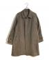 Phlannel（フランネル）の古着「Arles Wool Tweed Coat/アルルウール ツイードコート」｜ブラウン