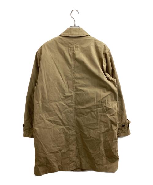 MHL（エムエイチエル）MHL (エムエイチエル) PROOFED COTTON NYLON TWILL COAT / ステンカラーコート / ダウンライナー付き  ベージュ サイズ:Lの古着・服飾アイテム