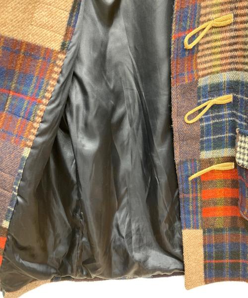 C-SEVENTEEN（シーセブンティーン）C-SEVENTEEN (シーセブンティーン) チェックダッフルコート マルチカラー サイズ:Mの古着・服飾アイテム
