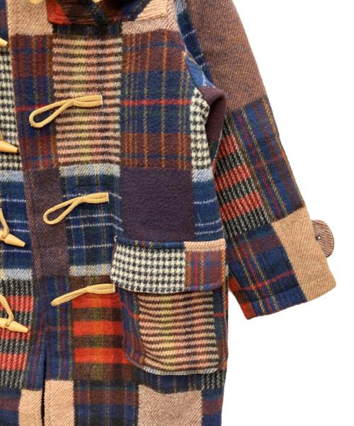 C-SEVENTEEN（シーセブンティーン）C-SEVENTEEN (シーセブンティーン) チェックダッフルコート マルチカラー サイズ:Mの古着・服飾アイテム
