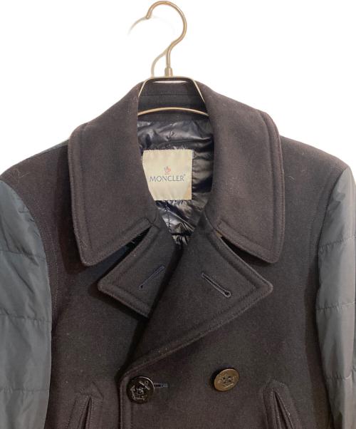 MONCLER（モンクレール）MONCLER (モンクレール) ダウンPコート ブラック サイズ:1の古着・服飾アイテム