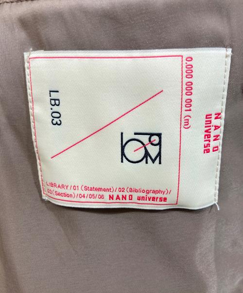 nano・universe（ナノ・ユニバース）nano・universe (ナノ・ユニバース) コーデュロイセットアップ ブラウン サイズ:SIZE Mの古着・服飾アイテム