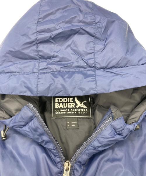 Eddie Bauer（エディーバウアー）Eddie Bauer (エディーバウアー) プリマロフト フーディ ネイビー サイズ:SIZE Mの古着・服飾アイテム