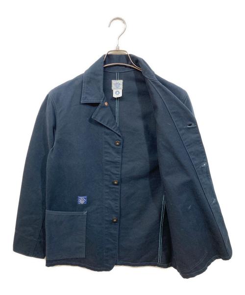 POST O'ALLS（ポストオーバーオールズ）POST O'ALLS (ポストオーバーオールズ) コーデュロイカバーオール ネイビー サイズ:SIZE Sの古着・服飾アイテム