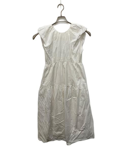 CLANE（クラネ）CLANE (クラネ) BROAD SHOULDER ONE PIECE ホワイト サイズ:1の古着・服飾アイテム