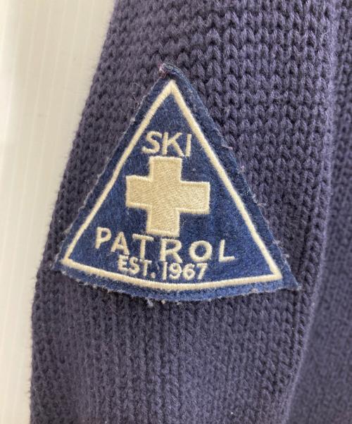 POLO RALPH LAUREN（ポロ・ラルフローレン）POLO RALPH LAUREN (ポロ・ラルフローレン) ショールカラーニット ネイビー サイズ:SIZE XL (18-20)の古着・服飾アイテム