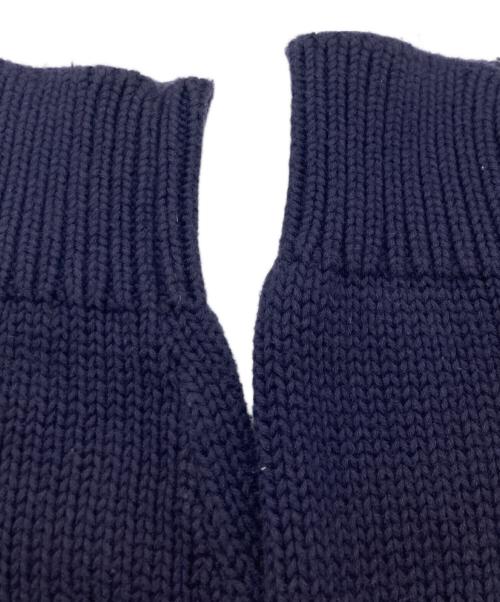 POLO RALPH LAUREN（ポロ・ラルフローレン）POLO RALPH LAUREN (ポロ・ラルフローレン) ショールカラーニット ネイビー サイズ:SIZE XL (18-20)の古着・服飾アイテム