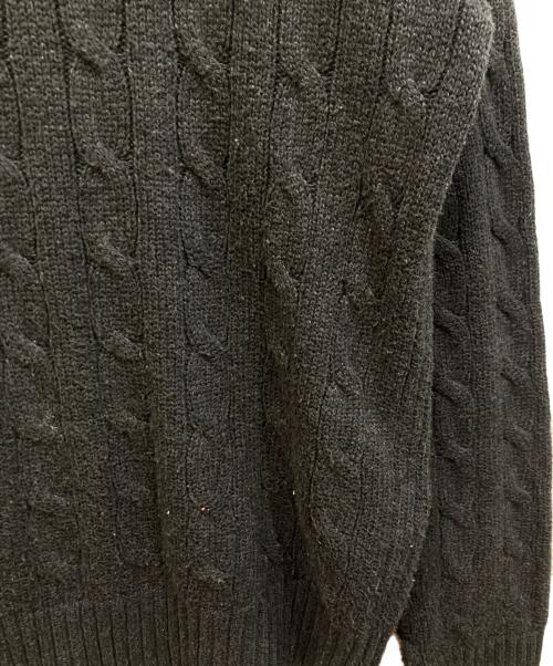POLO RALPH LAUREN（ポロ・ラルフローレン）POLO RALPH LAUREN (ポロ・ラルフローレン) コットンケーブルニット グレー サイズ:SIZE Mの古着・服飾アイテム