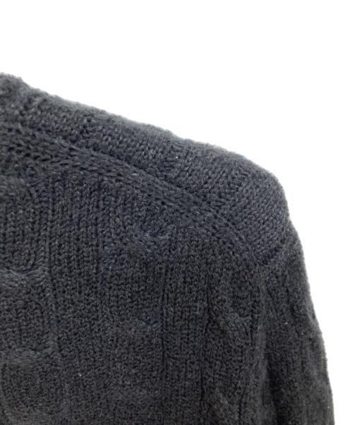 POLO RALPH LAUREN（ポロ・ラルフローレン）POLO RALPH LAUREN (ポロ・ラルフローレン) コットンケーブルニット グレー サイズ:SIZE Mの古着・服飾アイテム