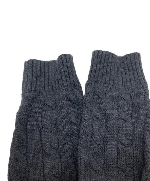 POLO RALPH LAUREN（ポロ・ラルフローレン）POLO RALPH LAUREN (ポロ・ラルフローレン) コットンケーブルニット グレー サイズ:SIZE Mの古着・服飾アイテム
