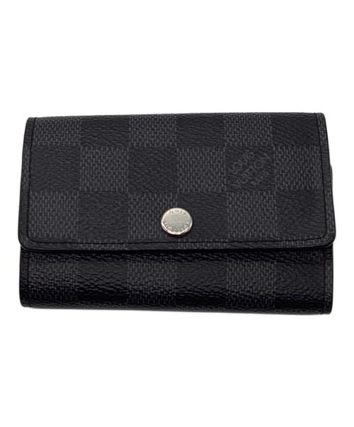 LOUIS VUITTON（ルイ ヴィトン）LOUIS VUITTON (ルイ ヴィトン) ミュルティクレ6 ダミエ・グラフィット ブラックの古着・服飾アイテム