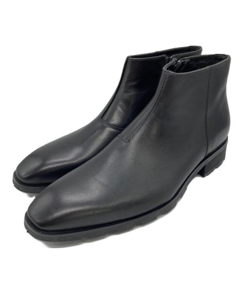 Whoop-de-doo（フープディドゥ）Whoop-de-doo (フープディドゥ) サイドジップブーツ ブラック サイズ:SIZE 40の古着・服飾アイテム