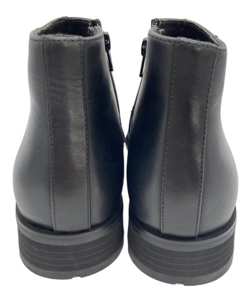 Whoop-de-doo（フープディドゥ）Whoop-de-doo (フープディドゥ) サイドジップブーツ ブラック サイズ:SIZE 40の古着・服飾アイテム