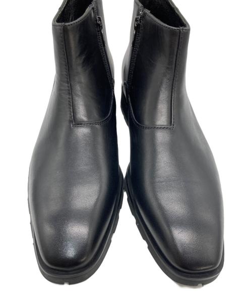 Whoop-de-doo（フープディドゥ）Whoop-de-doo (フープディドゥ) サイドジップブーツ ブラック サイズ:SIZE 40の古着・服飾アイテム