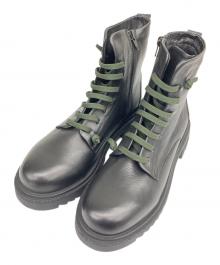 BUENO（ブエノ）の古着「レースアップショートブーツ」｜ブラック