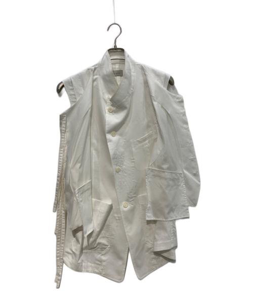 BED J.W. FORD（ベッドフォード）BED J.W. FORD (ベッドフォード) Layered Vest　 ホワイト サイズ:1の古着・服飾アイテム