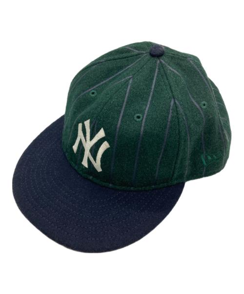 Aime Leon Dore（エメ レオン ドレ）Aime Leon Dore (エメ レオン ドレ) New Era (ニューエラ) 6パネルキャップ グリーン×ネイビーの古着・服飾アイテム