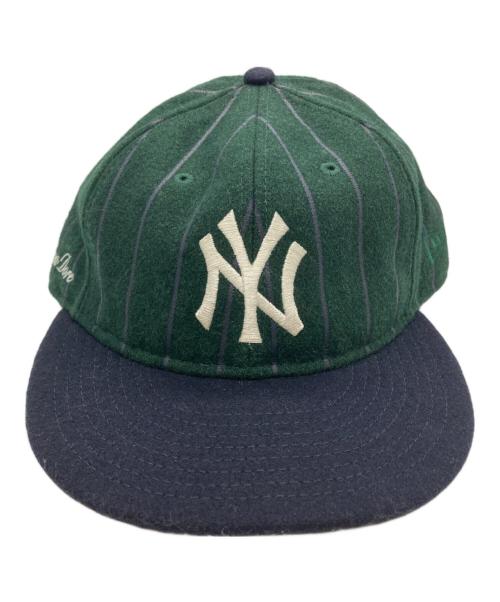 Aime Leon Dore（エメ レオン ドレ）Aime Leon Dore (エメ レオン ドレ) New Era (ニューエラ) 6パネルキャップ グリーン×ネイビーの古着・服飾アイテム