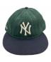 Aime Leon Dore (エメ レオン ドレ) New Era (ニューエラ) 6パネルキャップ グリーン×ネイビー：7000円
