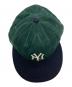 中古・古着 Aime Leon Dore (エメ レオン ドレ) New Era (ニューエラ) 6パネルキャップ グリーン×ネイビー：7000円