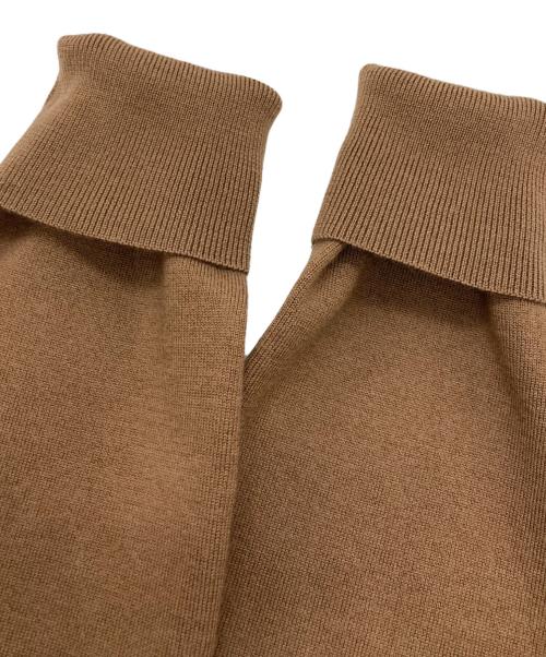 AP STUDIO（エーピーストゥディオ）AP STUDIO (エーピーストゥディオ) バックロゴ Vネックプルオーバー ブラウン サイズ:Freeの古着・服飾アイテム