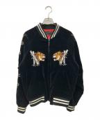 hoshihimeホシヒメ）の古着「ベロアスカジャン」｜ブラック