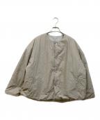 solamonat pocheソラモナ ポッシェ）の古着「リバーシブルダウンジャケット」｜ベージュ