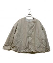 solamonat poche（ソラモナ ポッシェ）の古着「リバーシブルダウンジャケット」｜ベージュ