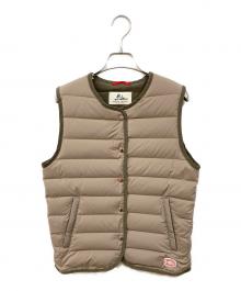 VINCENT ET MIREILLE（ヴァンソンエミレイユ）の古着「ステッチレス ダウン ベスト」｜ブラウン