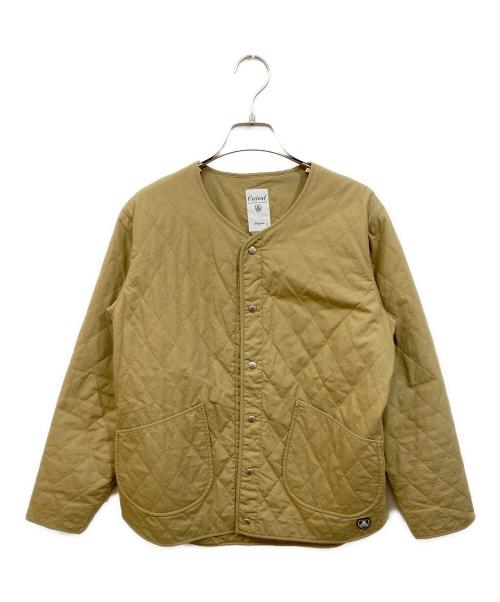 ORCIVAL（オーシバル）ORCIVAL (オーシバル) コットンキルトカラーレスジャケット ベージュ サイズ:SIZE 2の古着・服飾アイテム