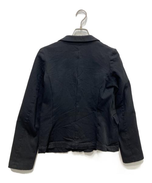 COMME des GARCONS COMME des GARCONS（コムデギャルソン コムデギャルソン）COMME des GARCONS COMME des GARCONS (コムデギャルソン コムデギャルソン) ポリ縮絨テーラードジャケット　AD2009 ブラック サイズ:XSの古着・服飾アイテム